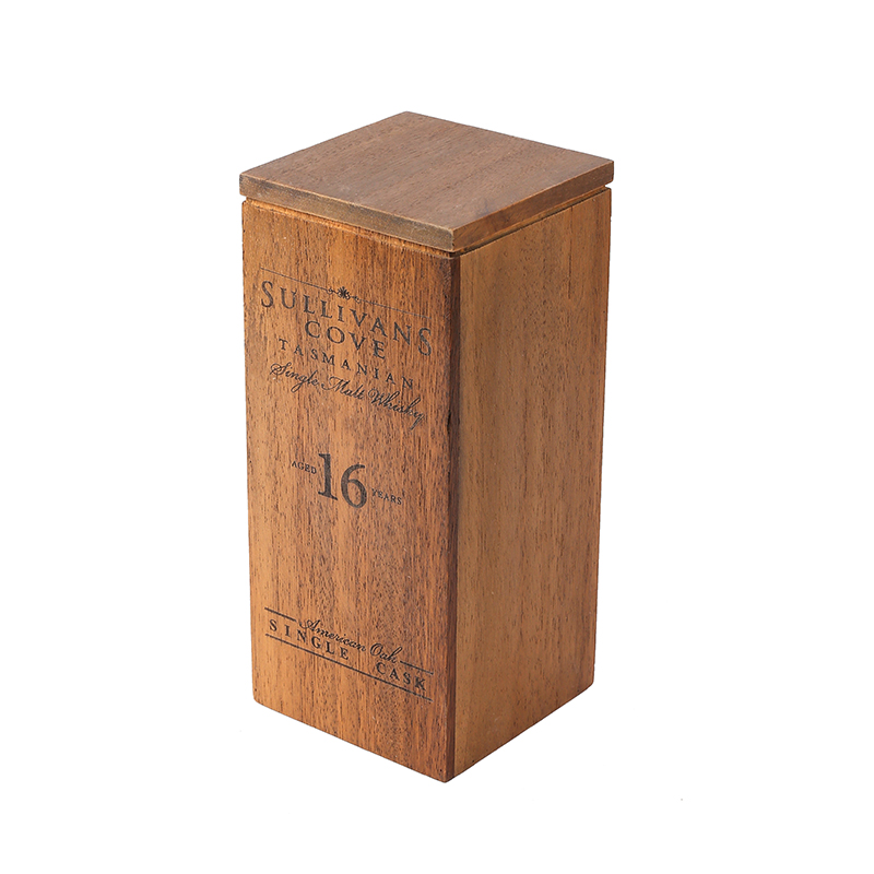 Высококачественный деревянный ящик для хранения квадратной формы с крышкой